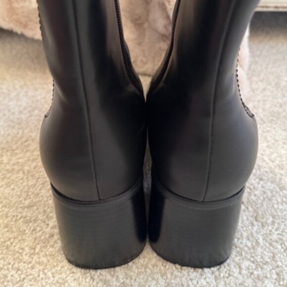 Black Nine West Short Boots - Women's 9 1/2 - Picture 4 of 10